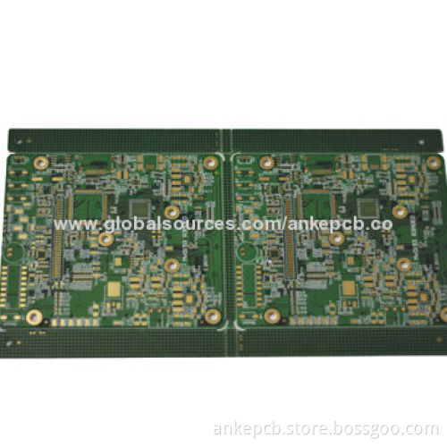 10 Layer HDI PCB with blind/buried vias 0.1mm and min 3/3mil track/space and impedance